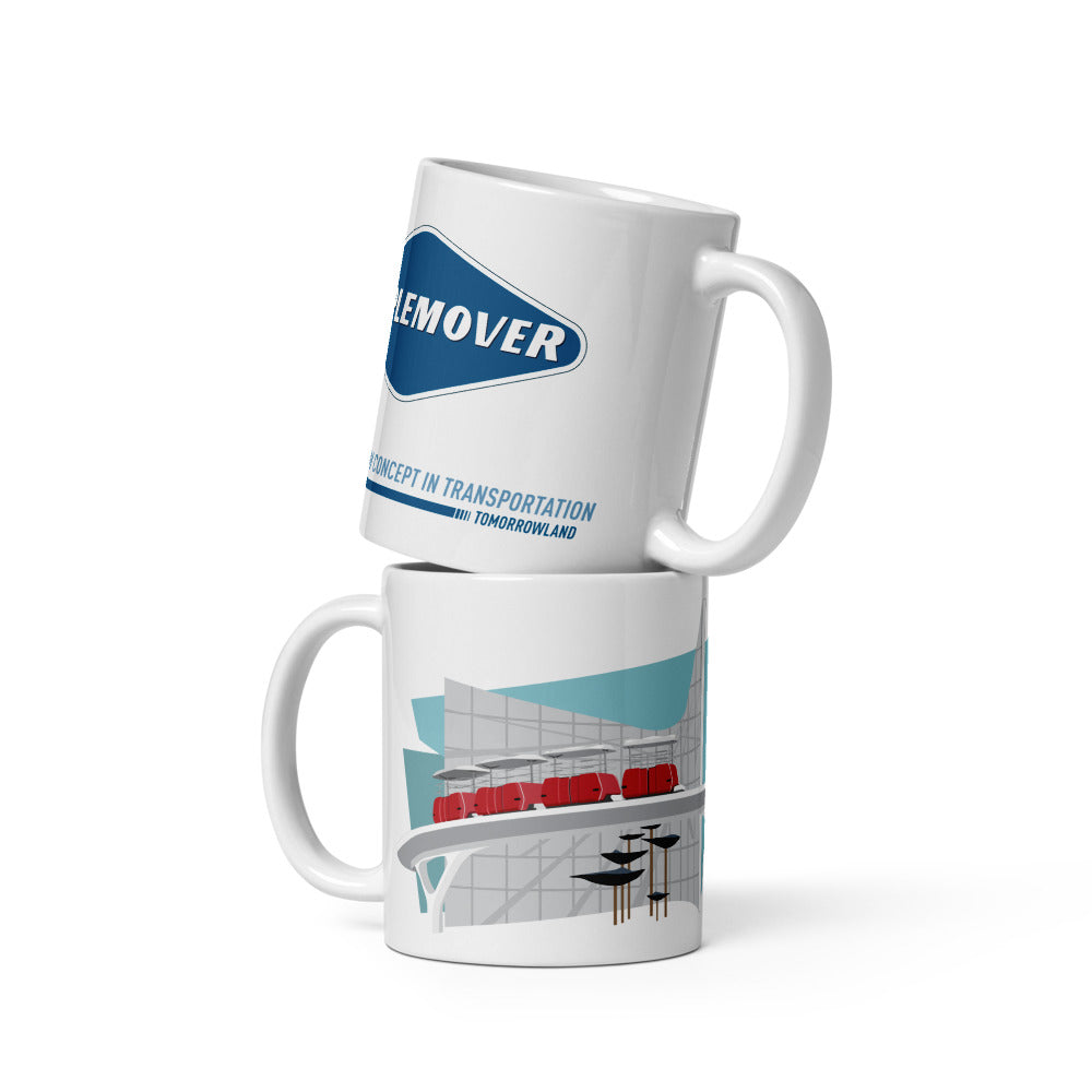 PEOPLEMOVER entry scene Mugs (3 sizes)