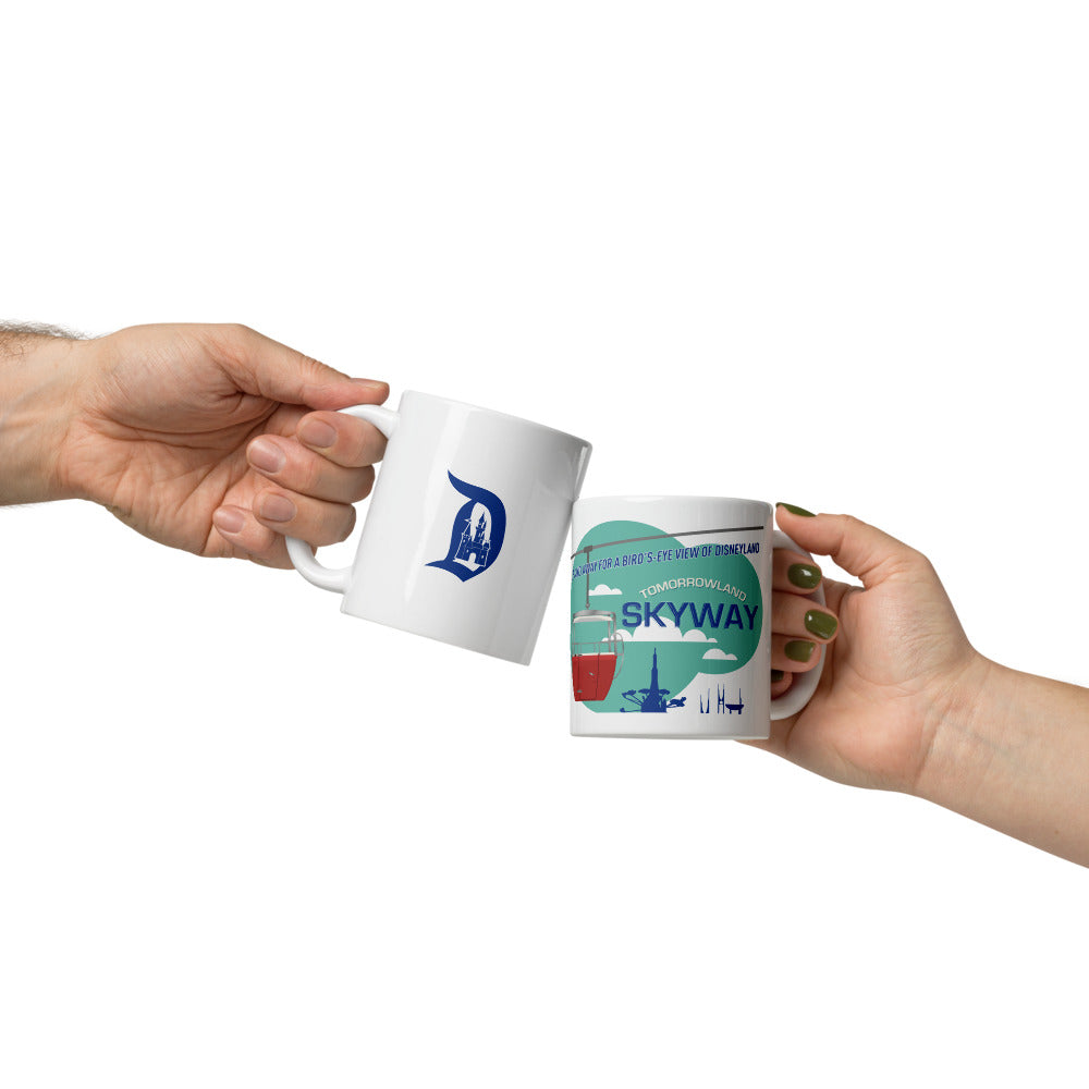 SKYWAY 1965 tomorrowland Mugs (3 sizes)