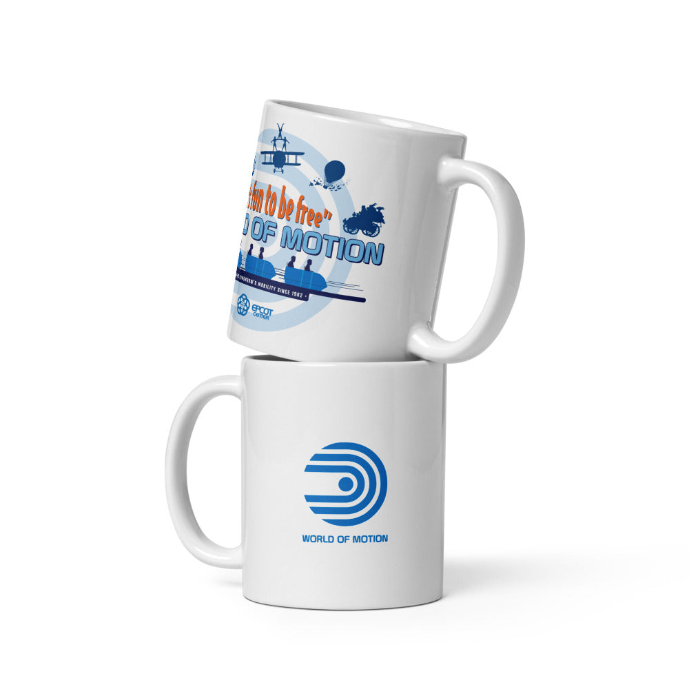 WORLD OF MOTION tomorrow's mobility Mugs (3 sizes)