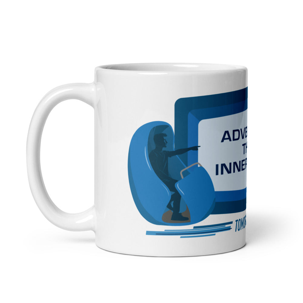 ADVENTURE THRU INNER SPACE sign Mugs (3 sizes)