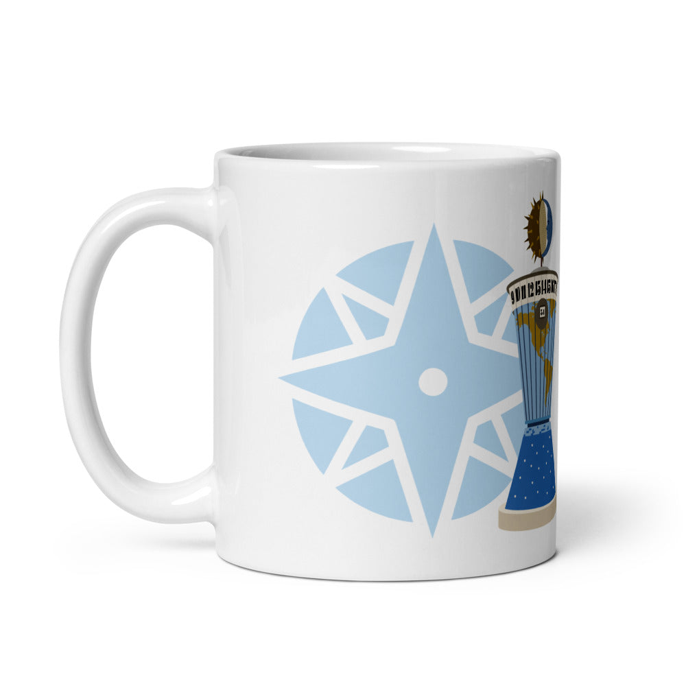 CLOCK OF THE WORLD tower Mugs (3 sizes)
