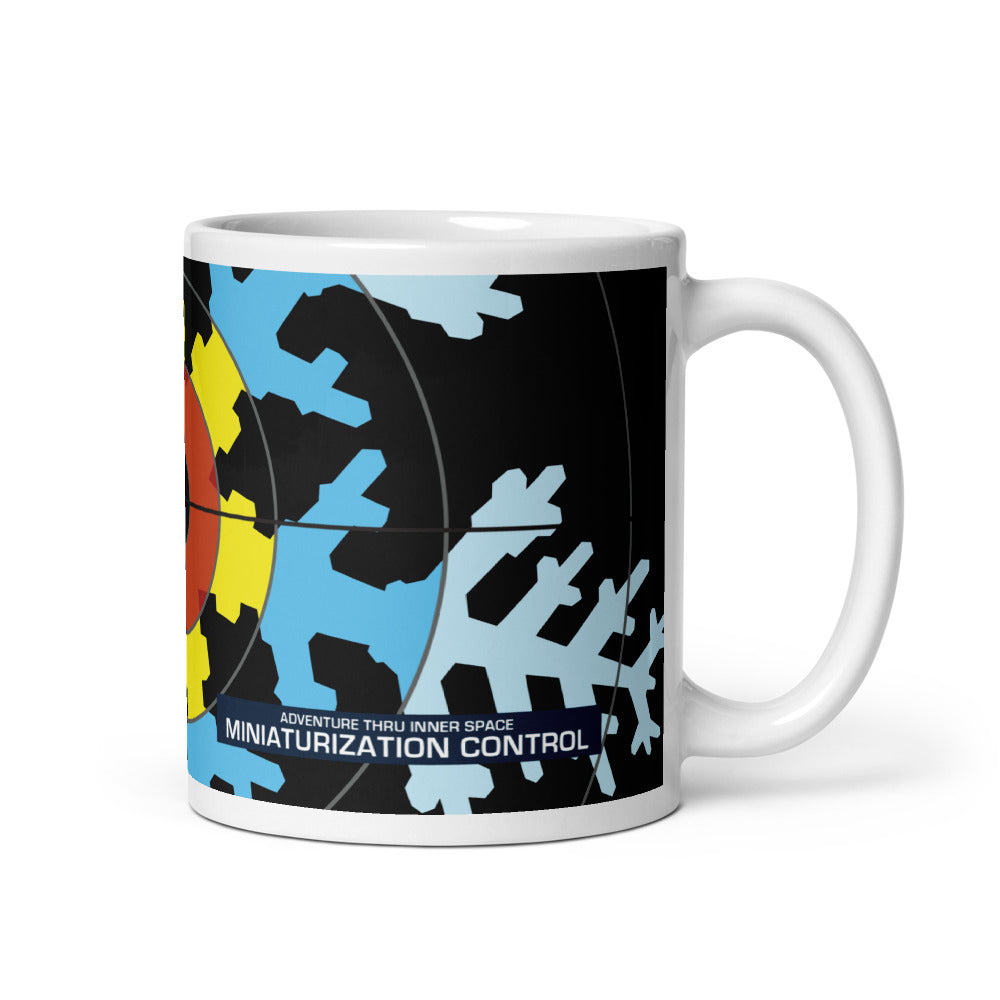 ADVENTURE THRU INNER SPACE miniaturization Mugs (3 sizes)