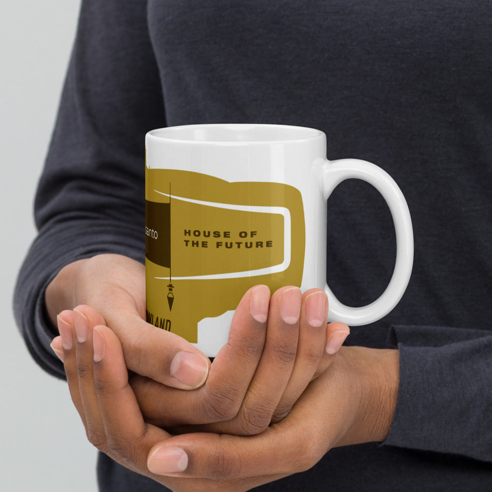 HOUSE OF THE FUTURE house Mugs (3 sizes)