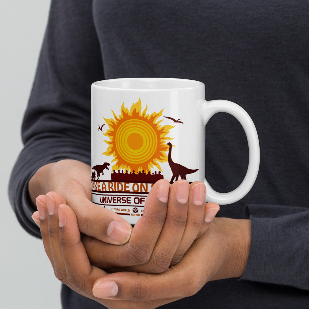 UNIVERSE OF ENERGY title Mugs (3 sizes)