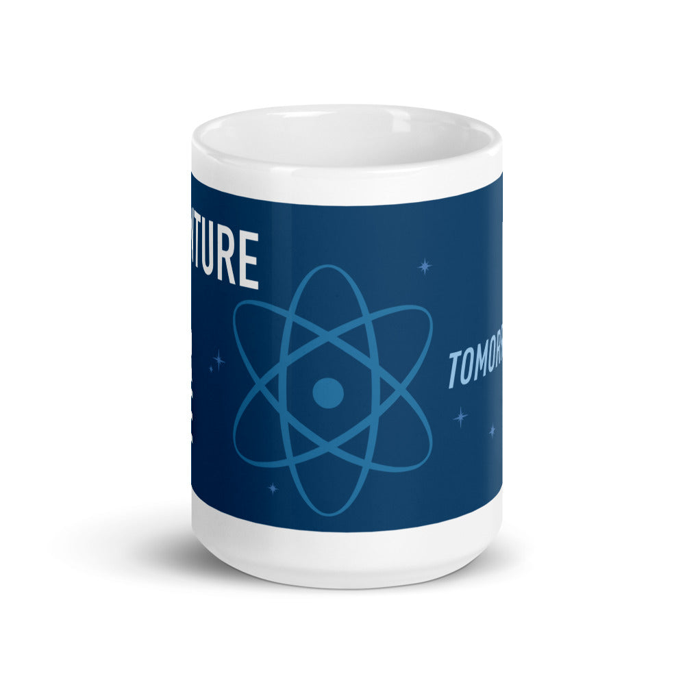 ADVENTURE THRU INNER SPACE atom Mugs (3 sizes)