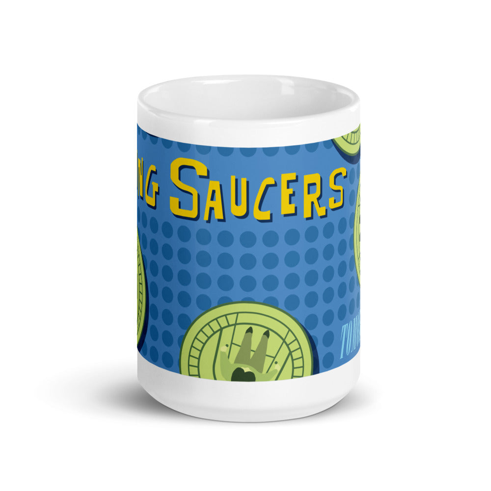 FLYING SAUCERS grid Mugs (3 sizes)