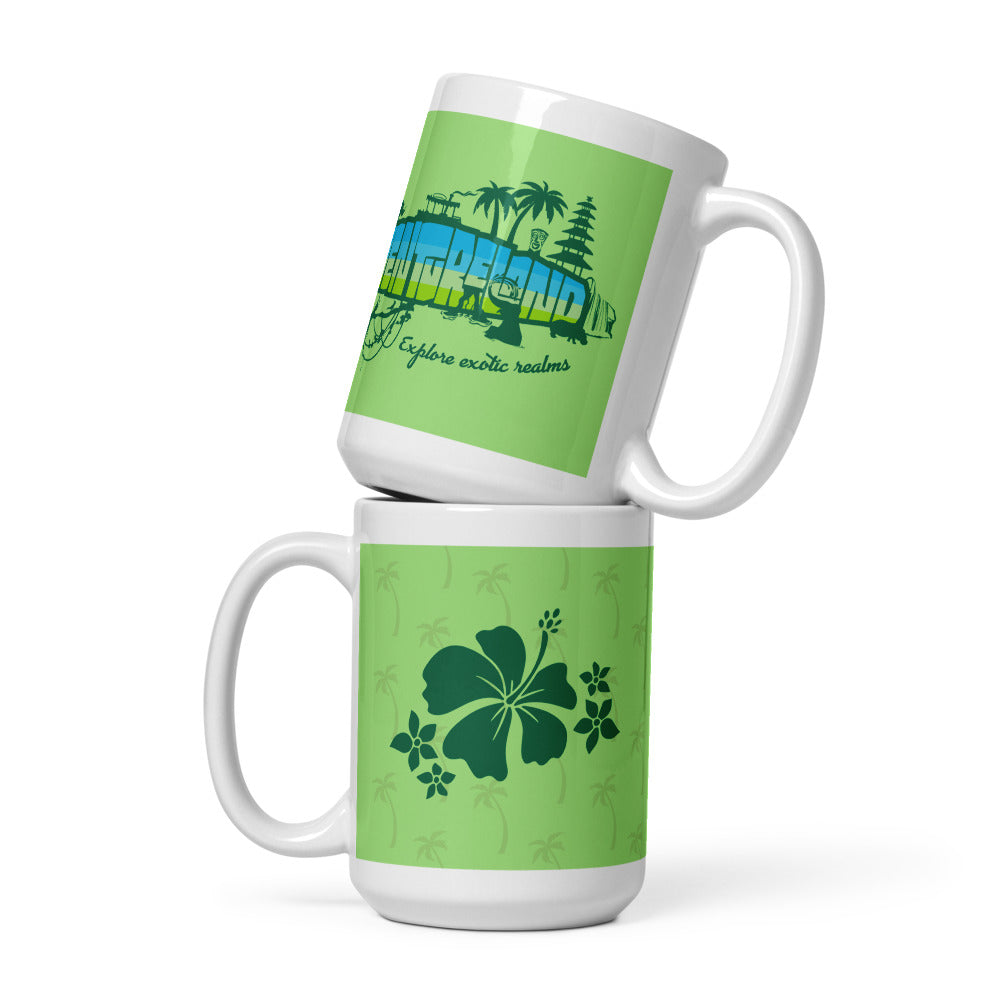 MK ADVENTURELAND jungle green Mugs (3 sizes)
