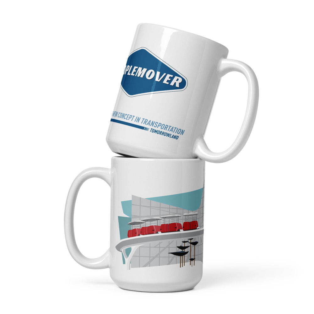 PEOPLEMOVER entry scene Mugs (3 sizes)