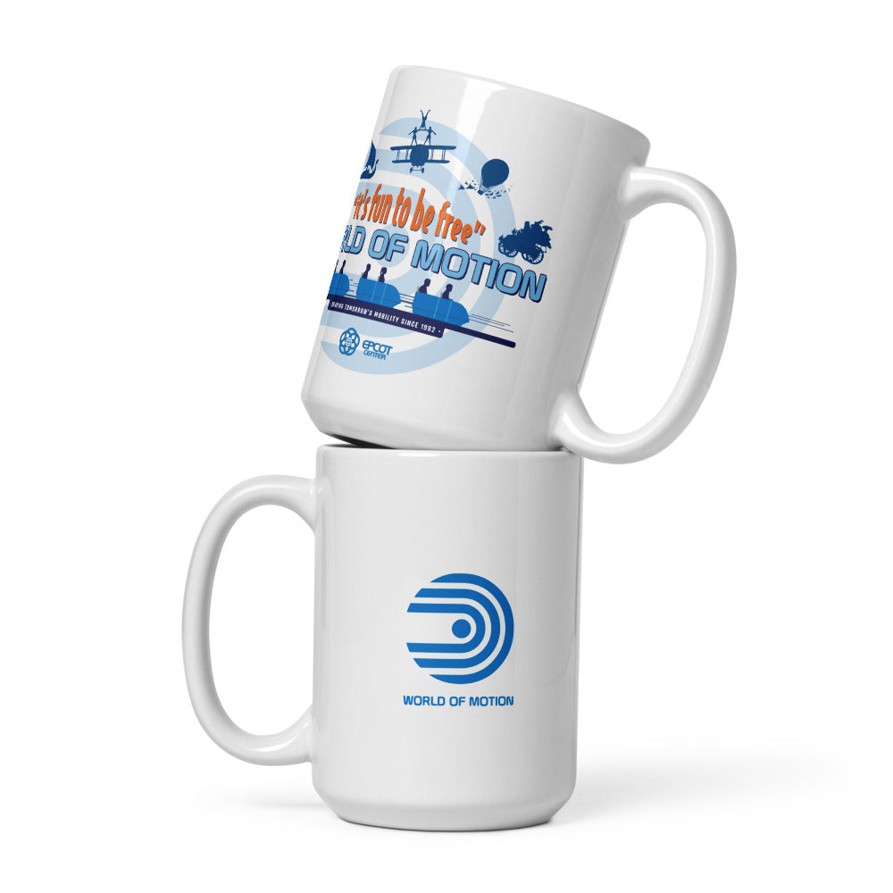 WORLD OF MOTION tomorrow's mobility Mugs (3 sizes)