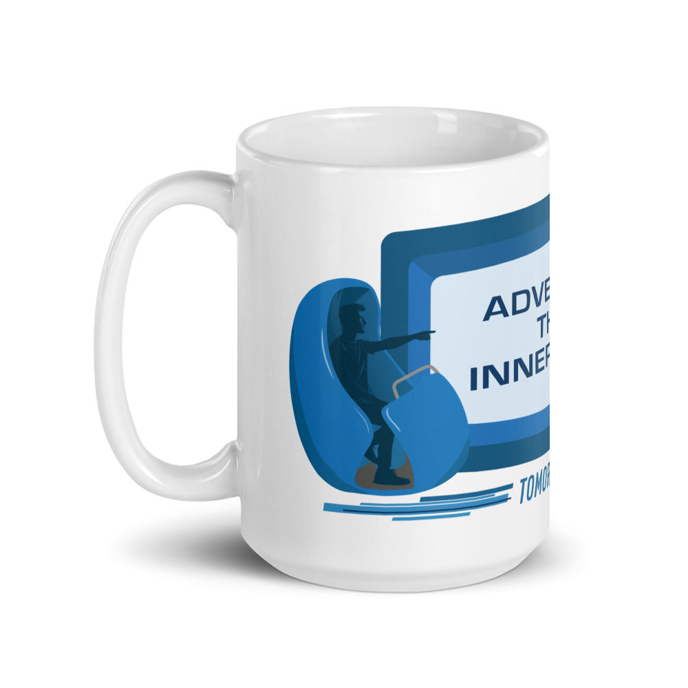 ADVENTURE THRU INNER SPACE sign Mugs (3 sizes)