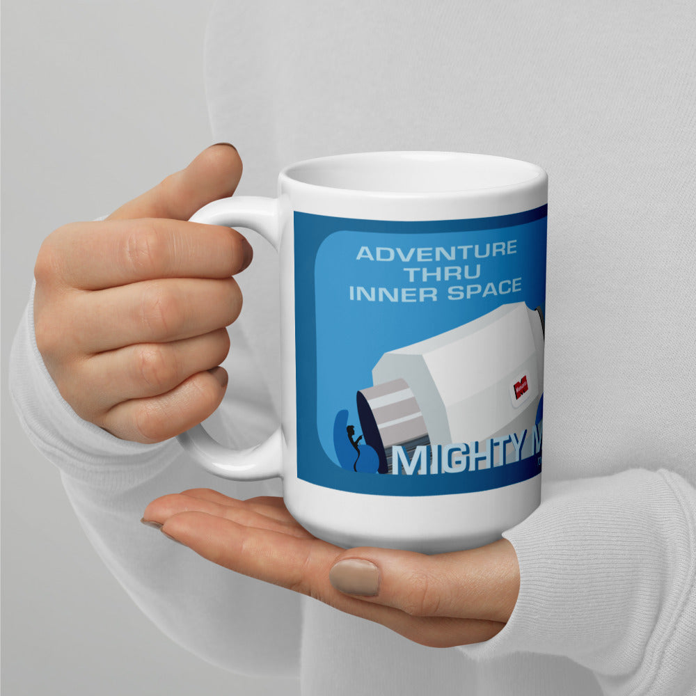 ADVENTURE THRU INNER SPACE mighty microscope Mugs (3 sizes)