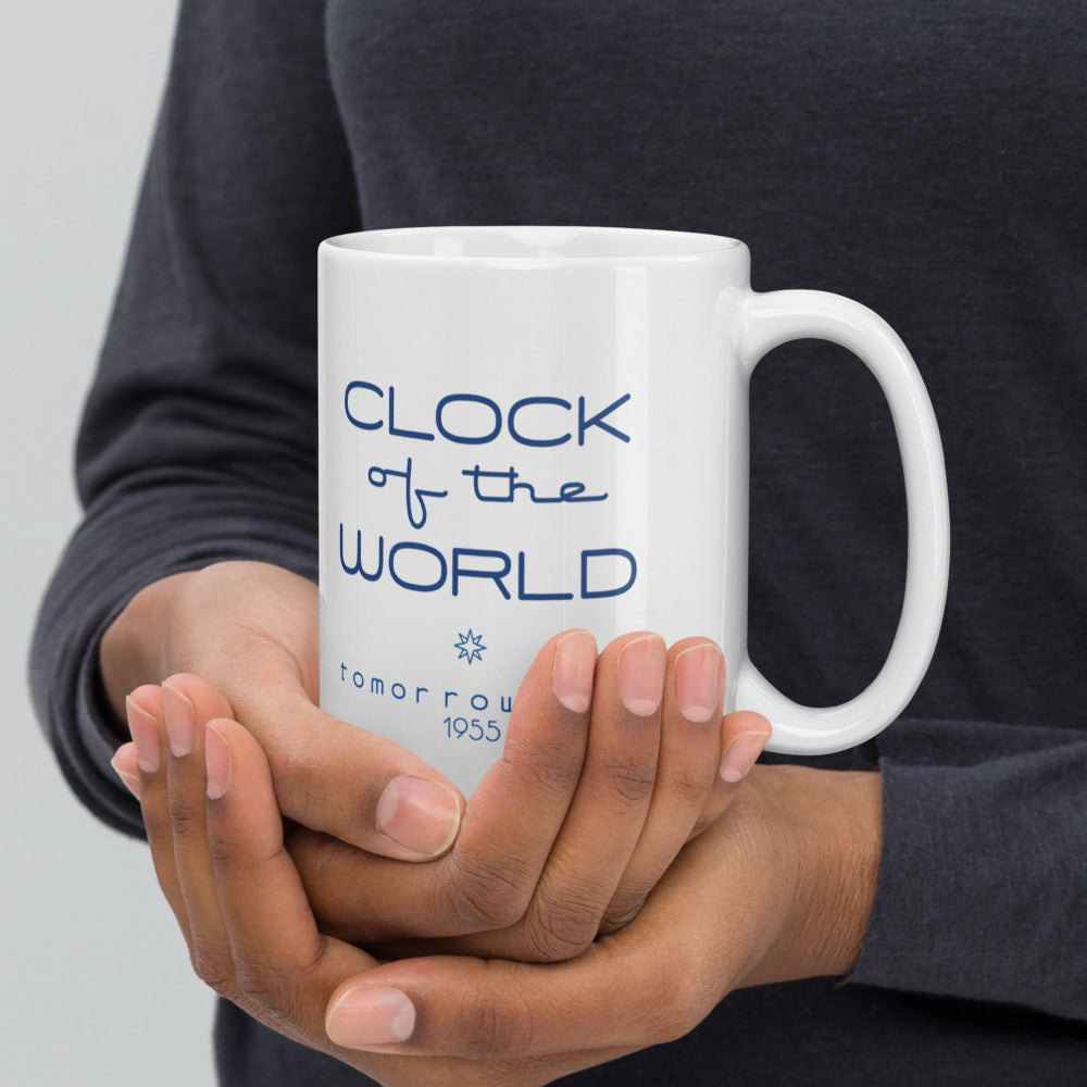 CLOCK OF THE WORLD tower Mugs (3 sizes)