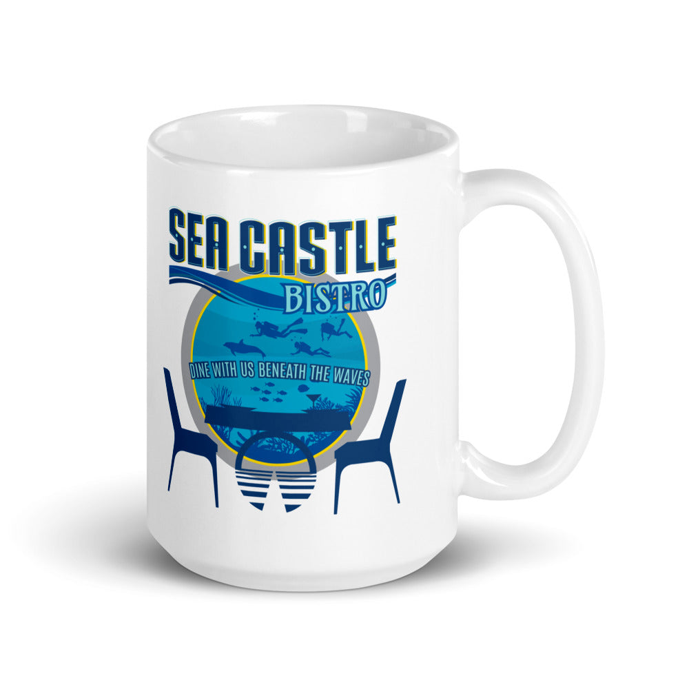 HORIZONS sea castle bistro Mugs (3 sizes)