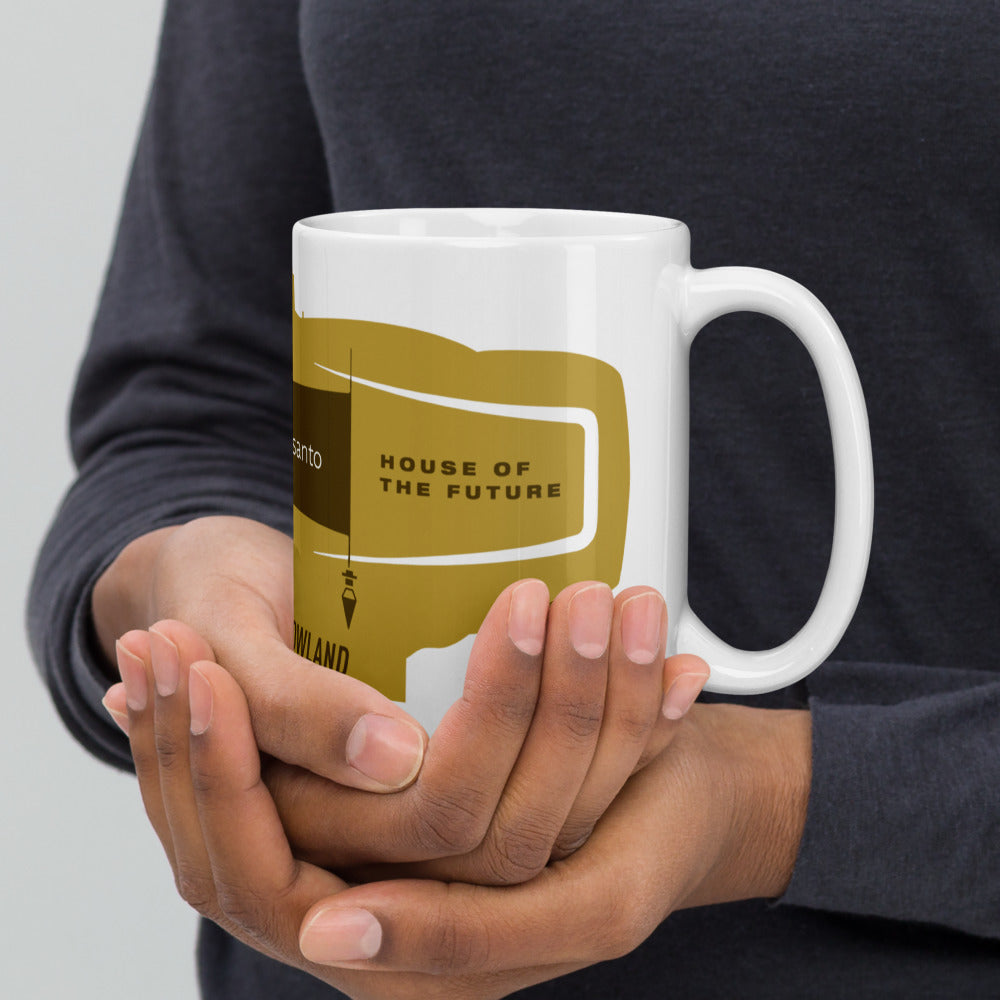 HOUSE OF THE FUTURE house Mugs (3 sizes)
