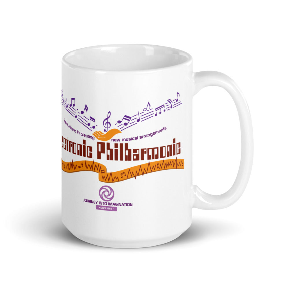 JOURNEY INTO IMAGINATION electronic philharmonic Mugs (3 sizes)