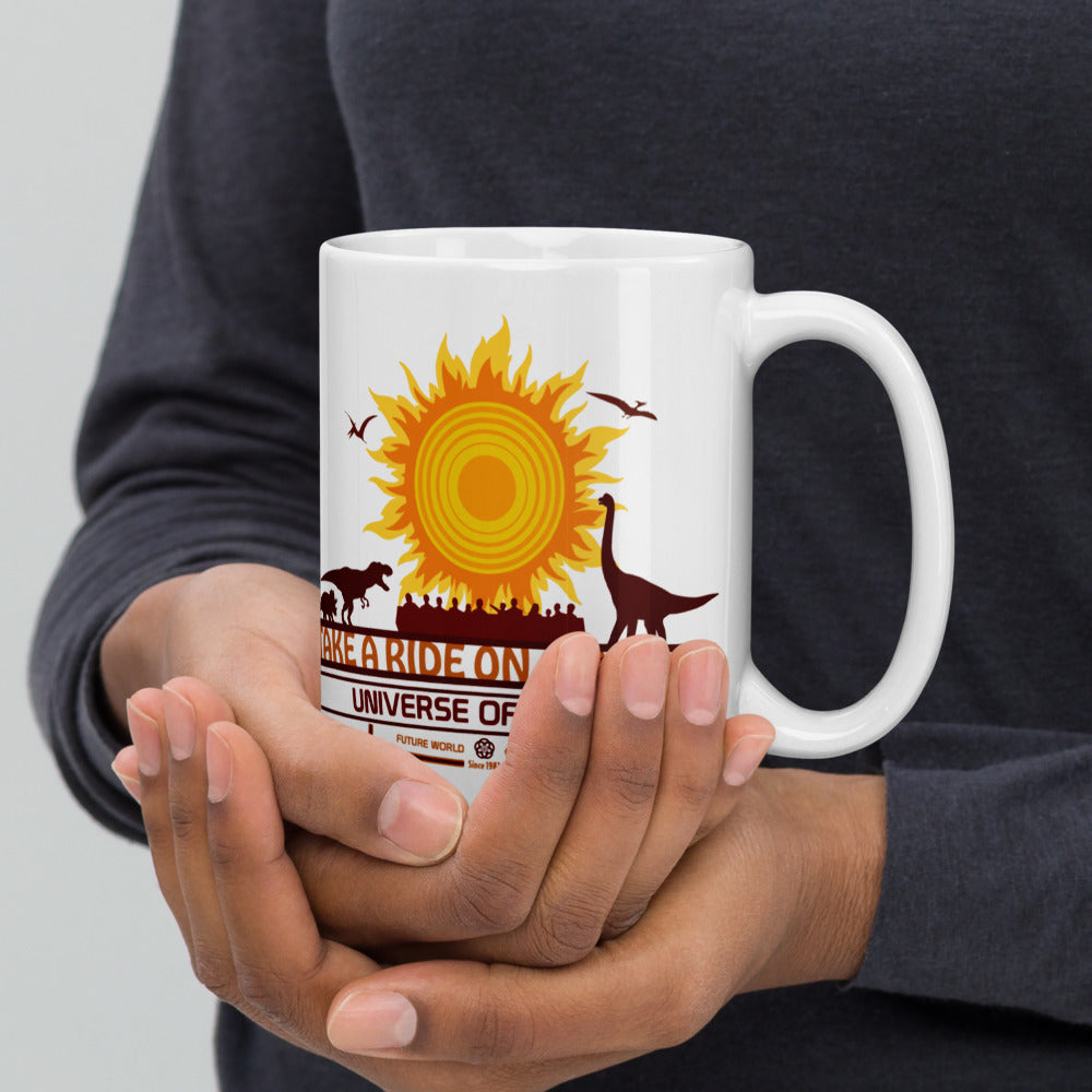 UNIVERSE OF ENERGY title Mugs (3 sizes)