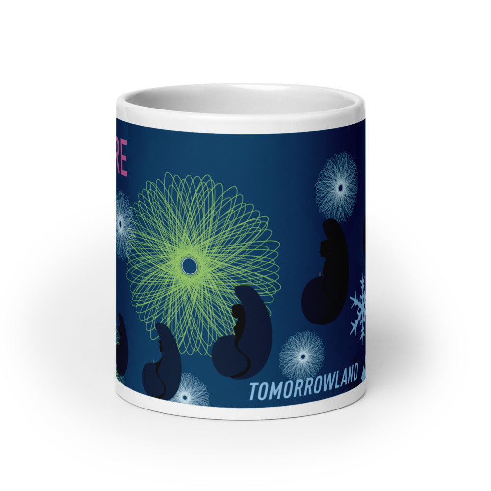 ADVENTURE THRU INNER SPACE poster Mugs (3 sizes)