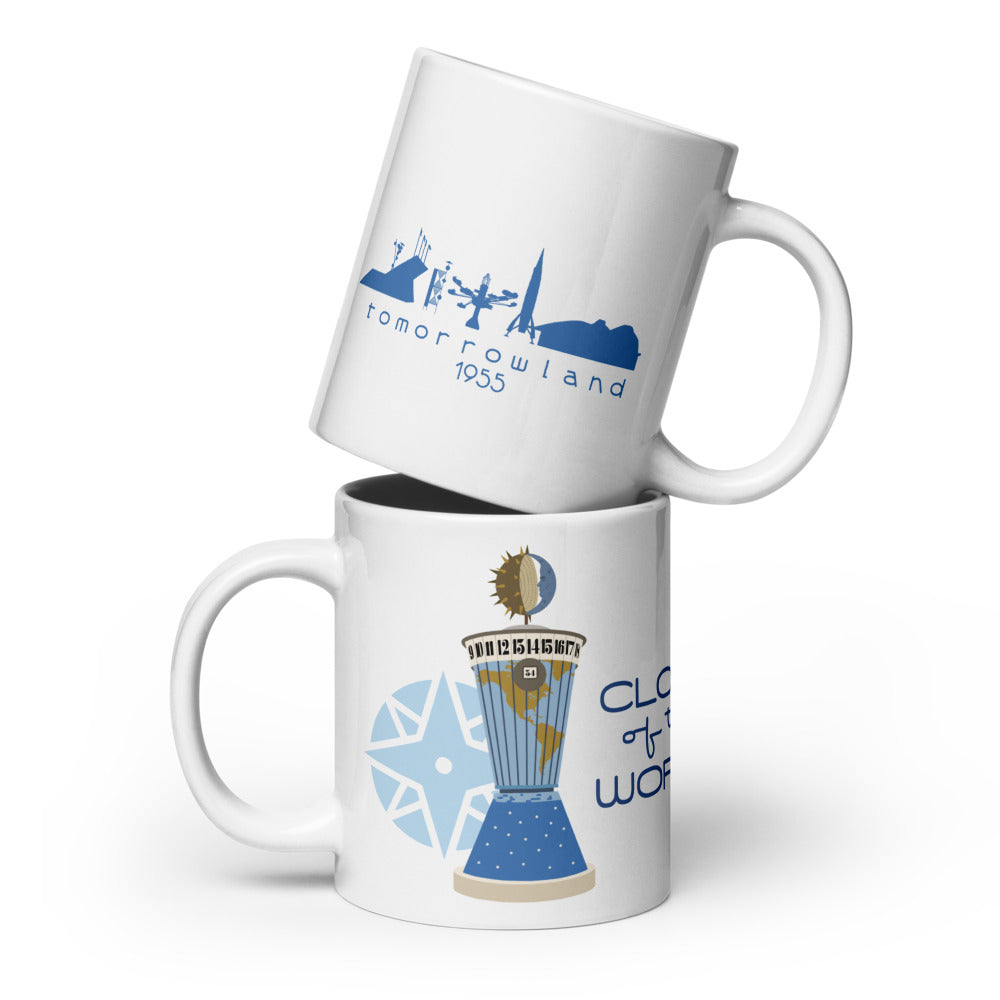 CLOCK OF THE WORLD tomorrowland Mugs (3 sizes)