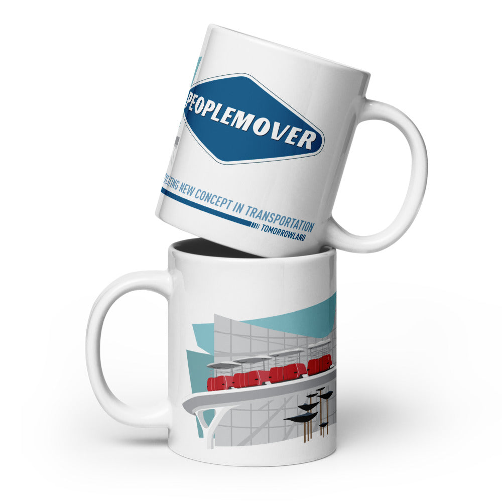 PEOPLEMOVER entry scene Mugs (3 sizes)