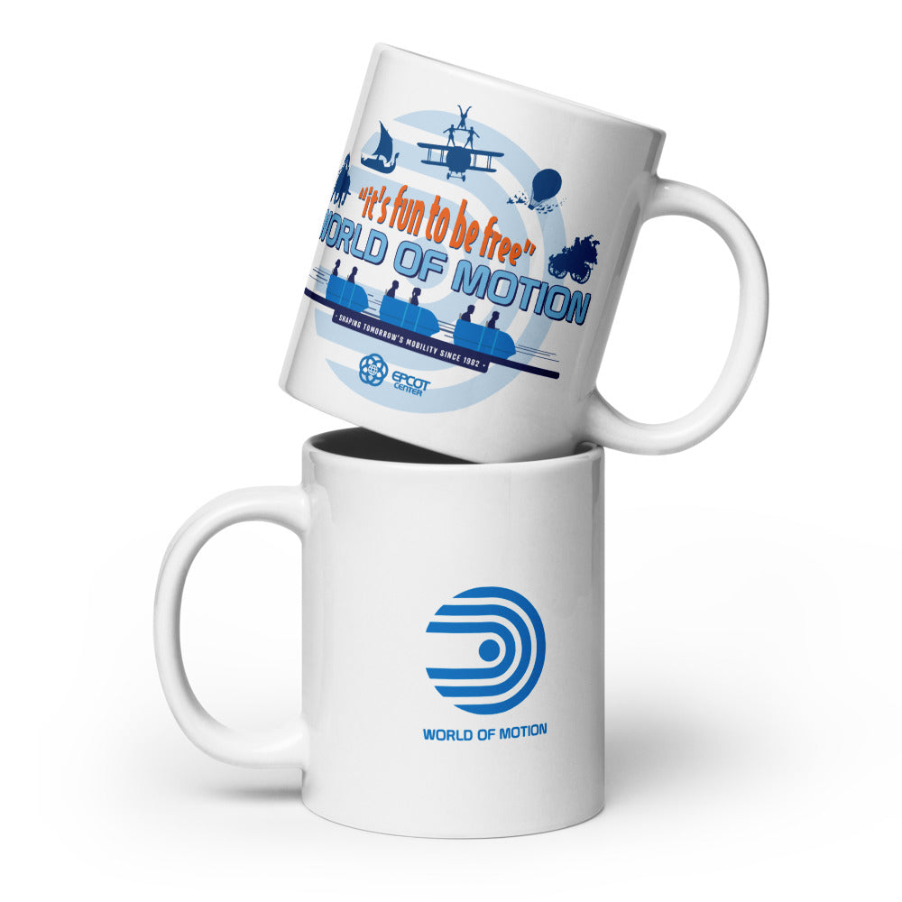 WORLD OF MOTION tomorrow's mobility Mugs (3 sizes)