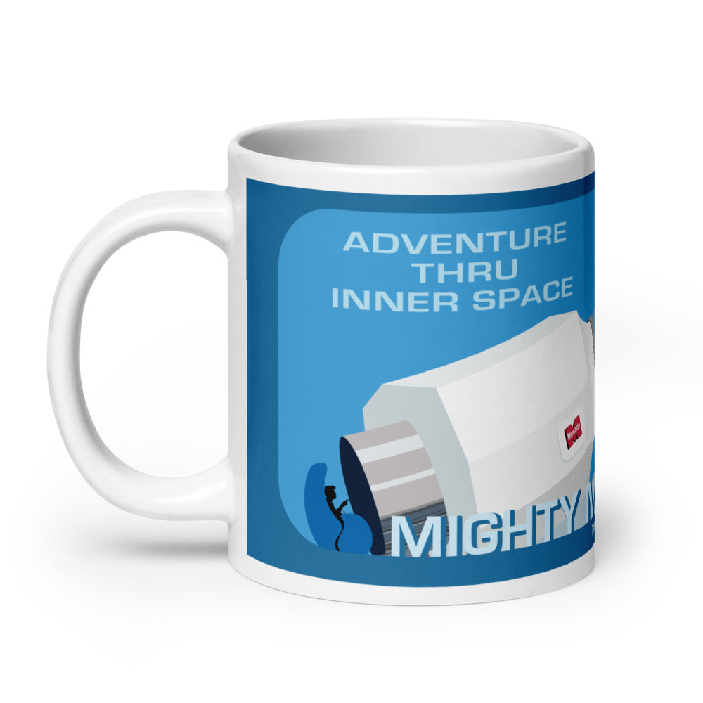 ADVENTURE THRU INNER SPACE mighty microscope Mugs (3 sizes)