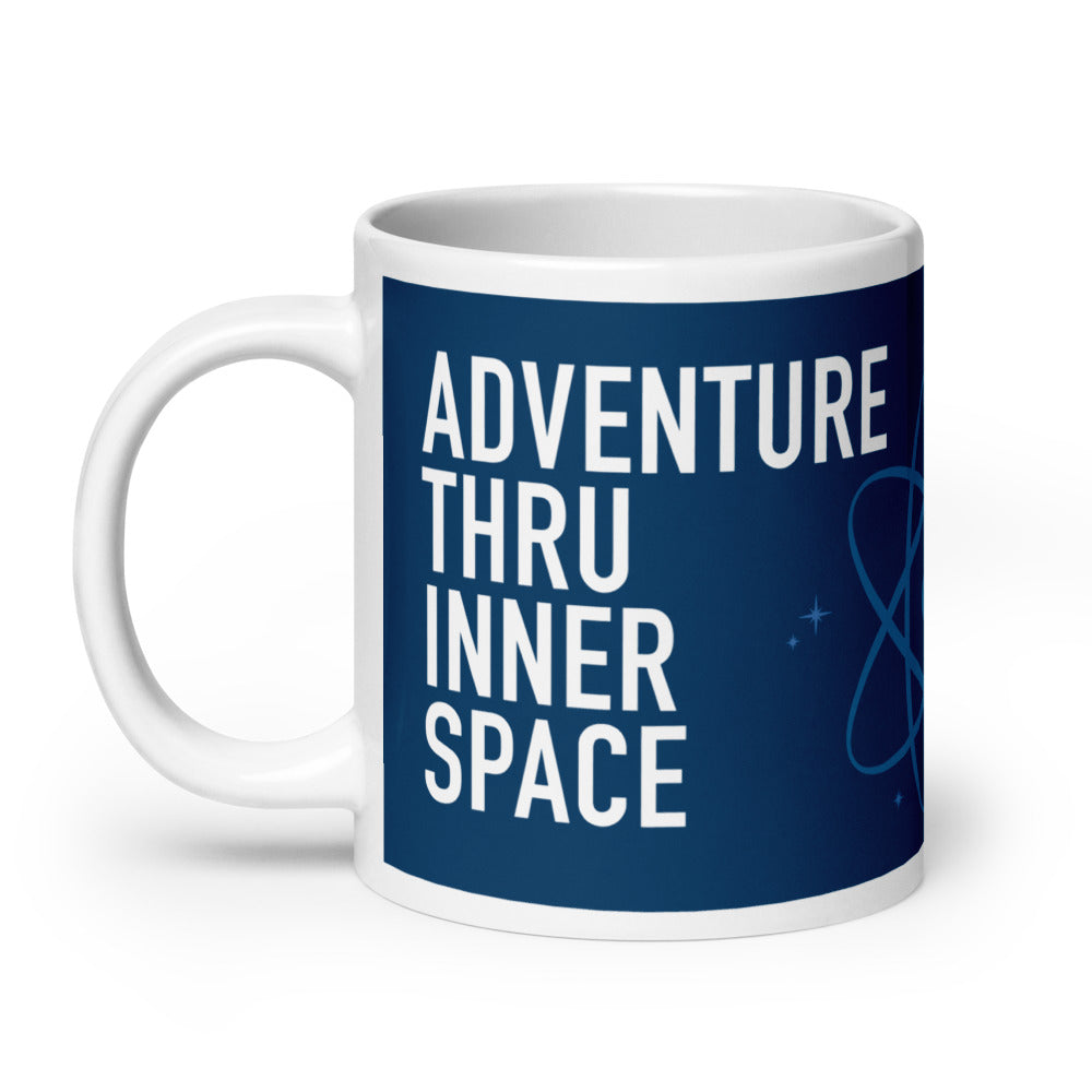ADVENTURE THRU INNER SPACE atom Mugs (3 sizes)