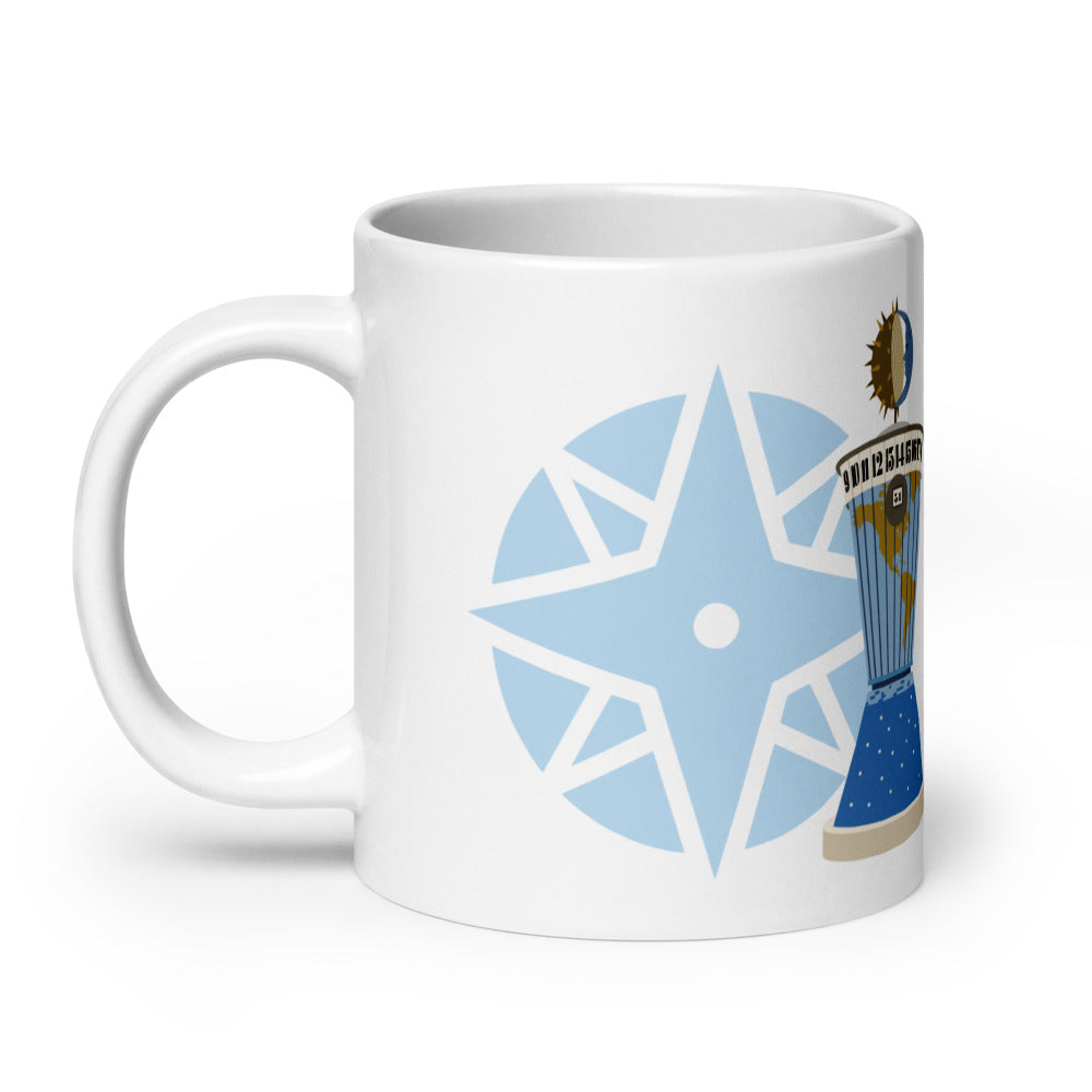 CLOCK OF THE WORLD tower Mugs (3 sizes)