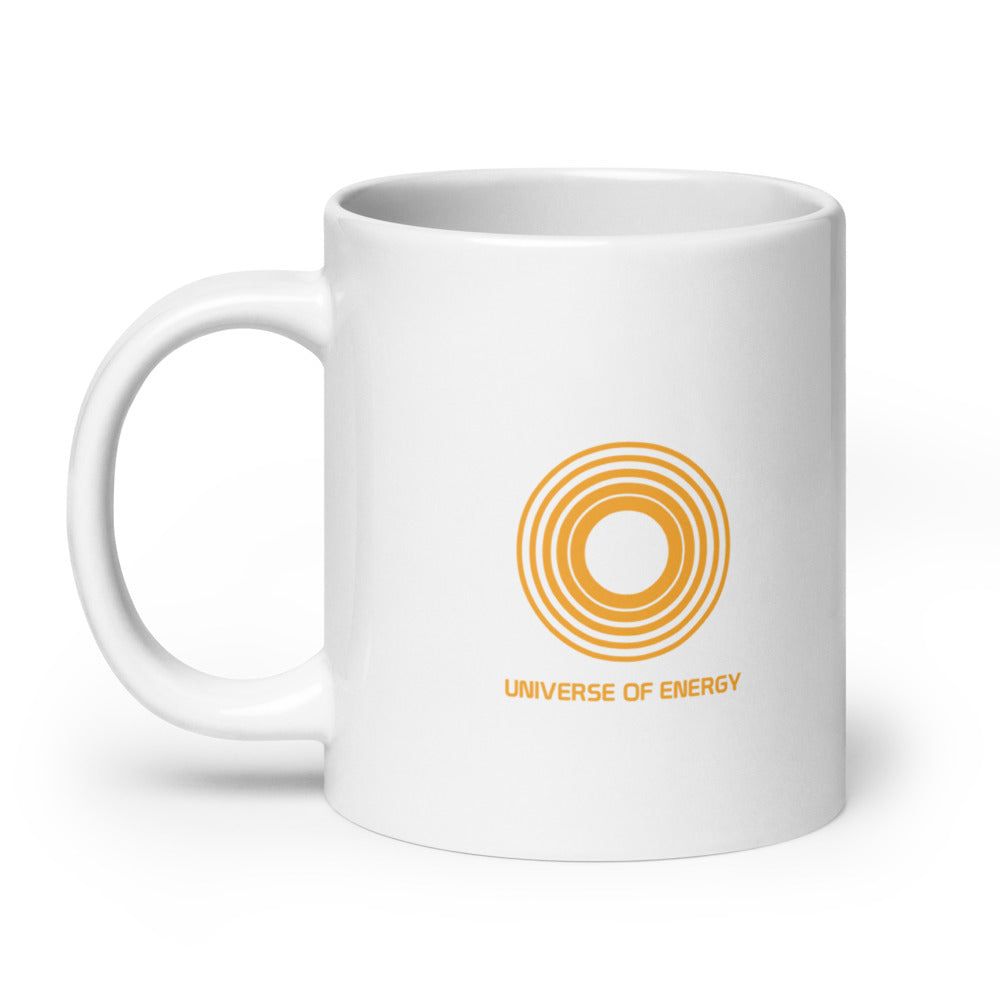 UNIVERSE OF ENERGY title Mugs (3 sizes)