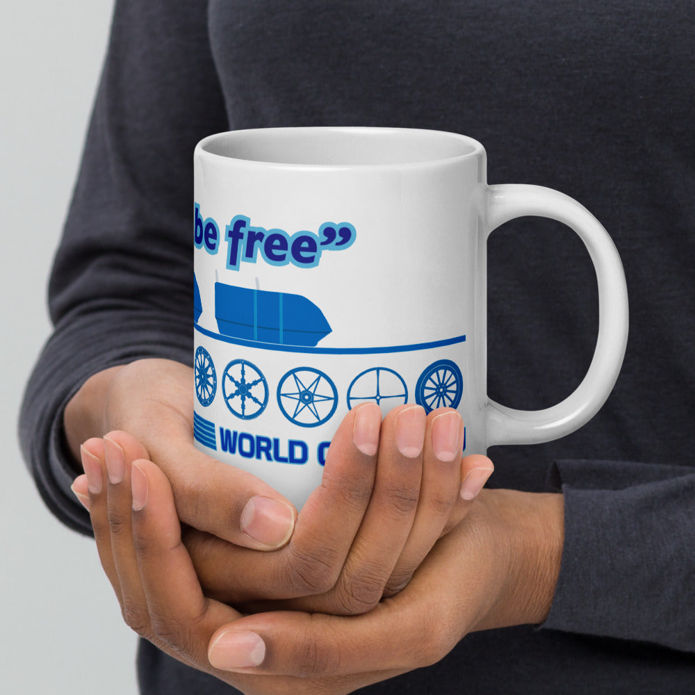 WORLD OF MOTION icons Mugs (3 sizes)