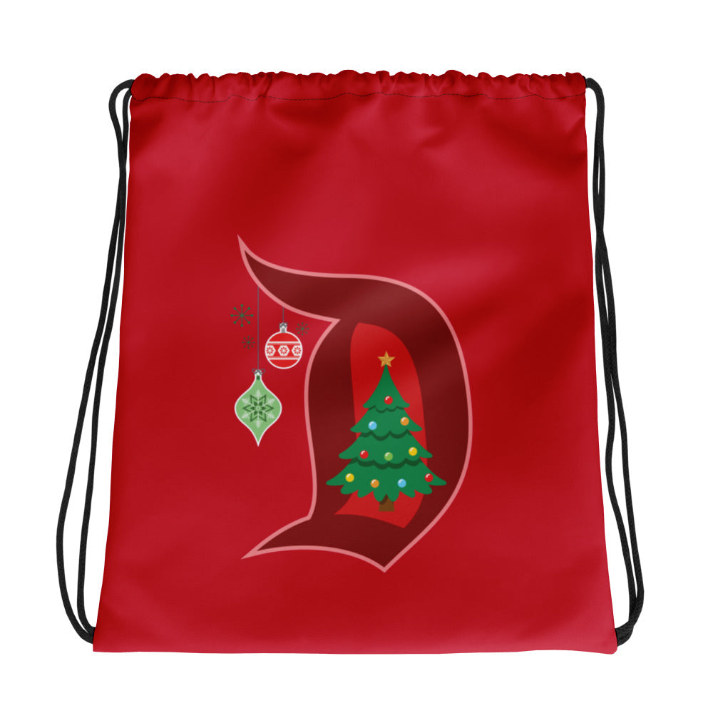 DL HOLIDAY TIME toy soldiers Drawstring Bag