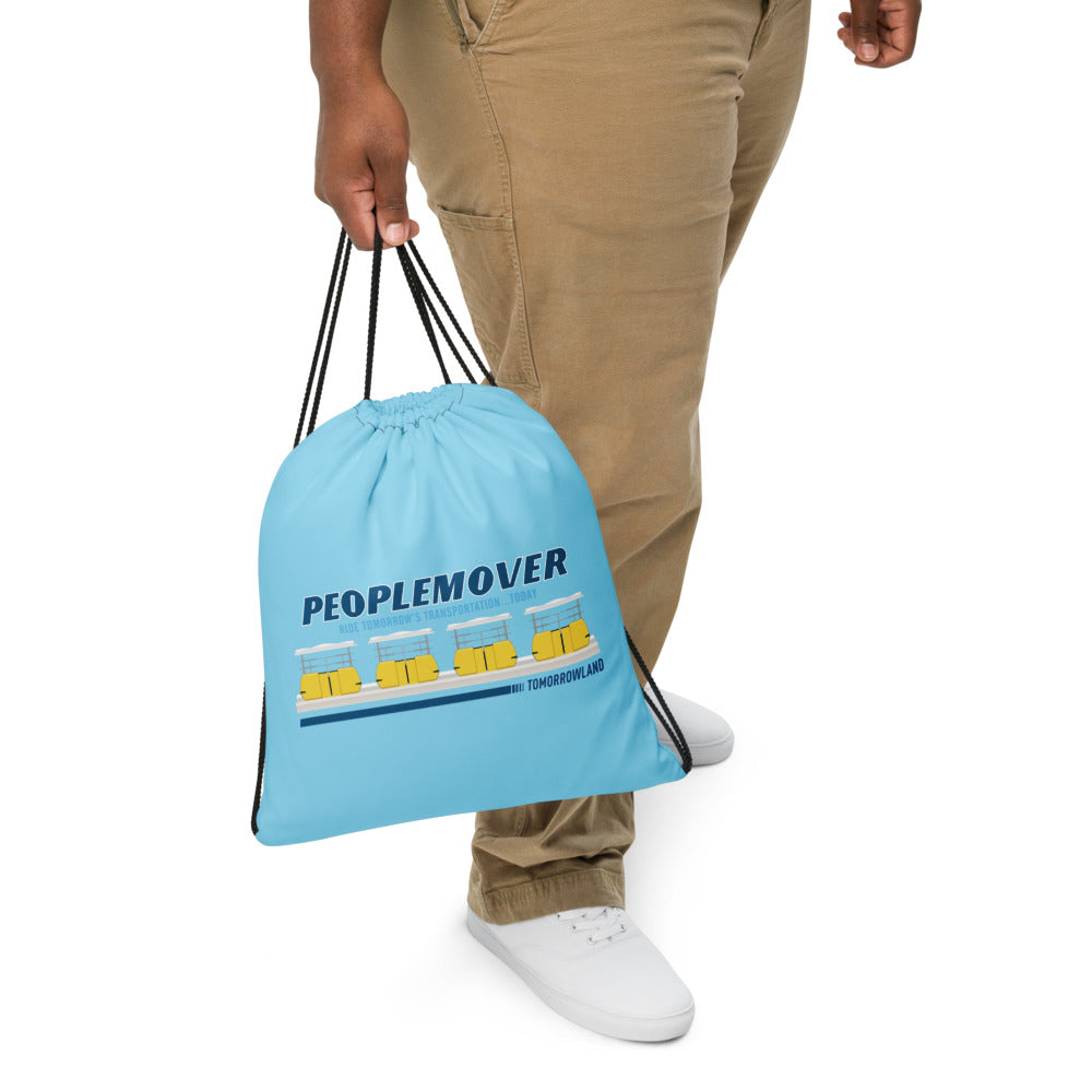 PEOPLEMOVER vehicles Drawstring Bag