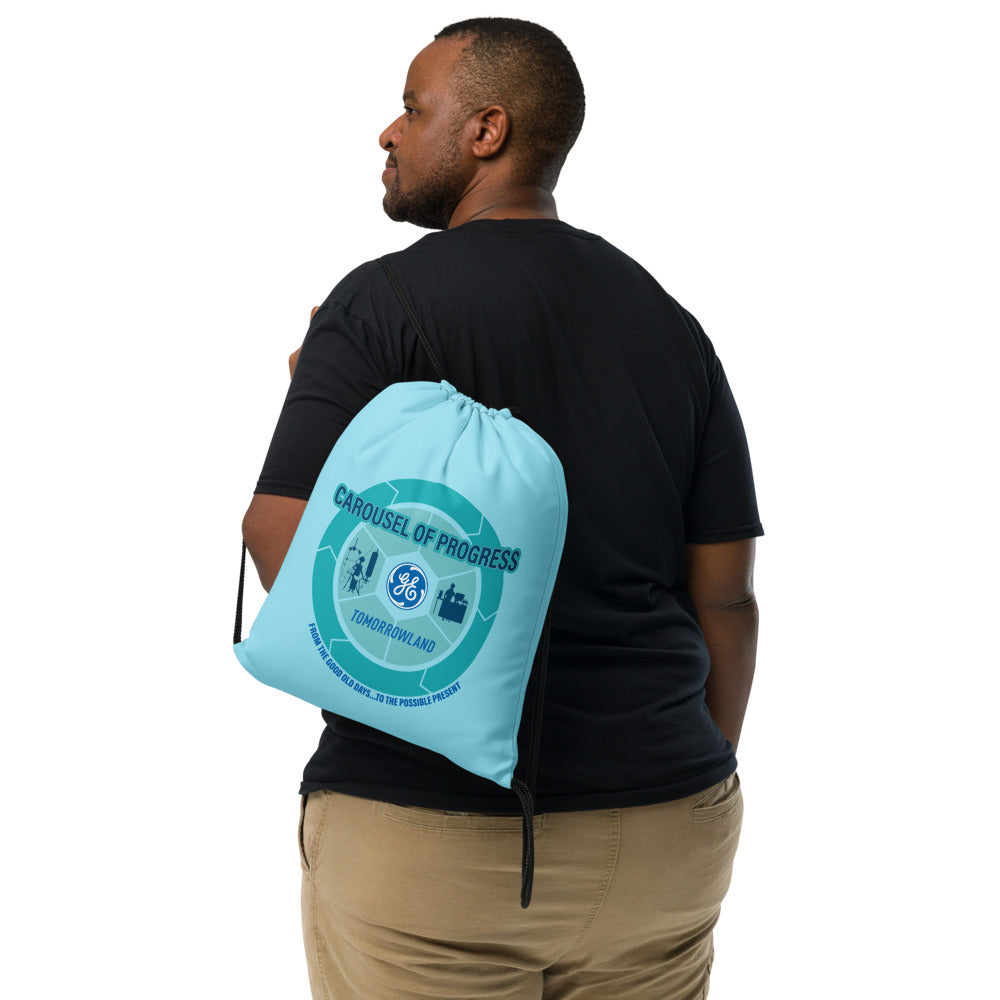 CAROUSEL OF PROGRESS icon Drawstring Bag
