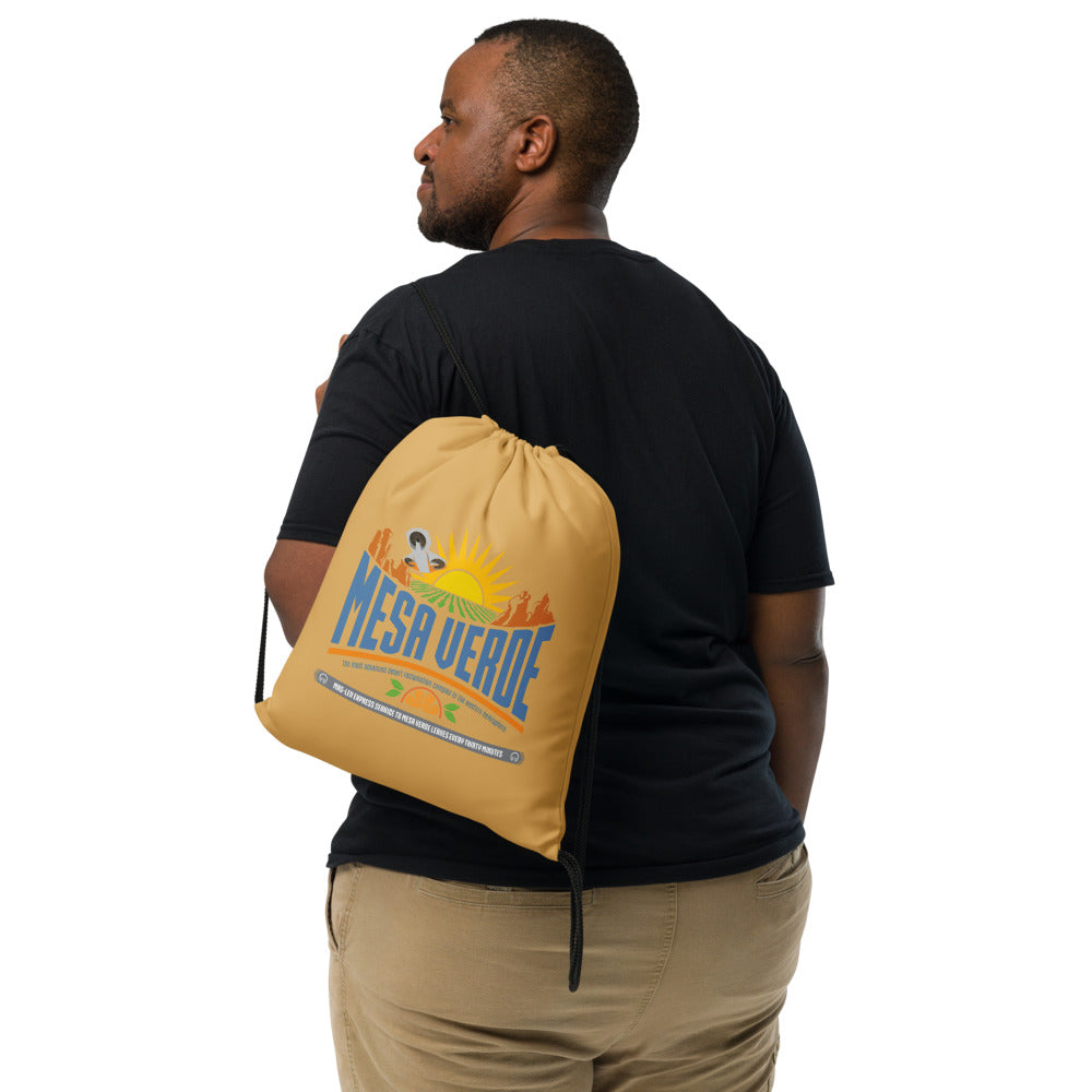 HORIZONS mesa verde Drawstring Bag