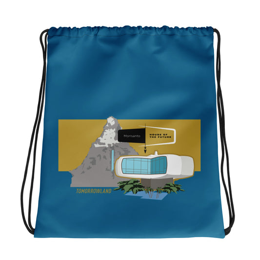 HOUSE OF THE FUTURE scene Drawstring Bag