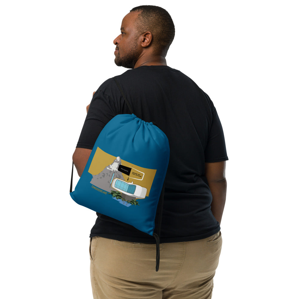 HOUSE OF THE FUTURE scene Drawstring Bag