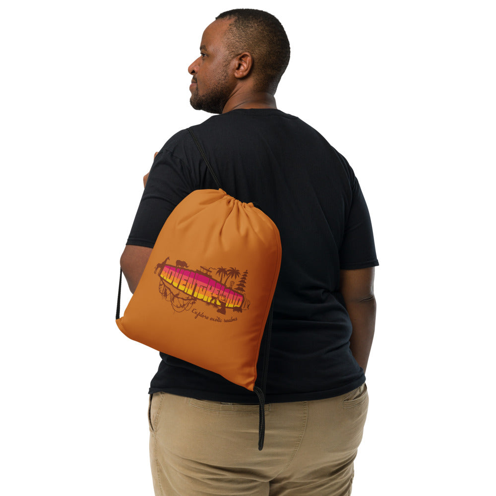 MK ADVENTURELAND jungle orange Drawstring Bag