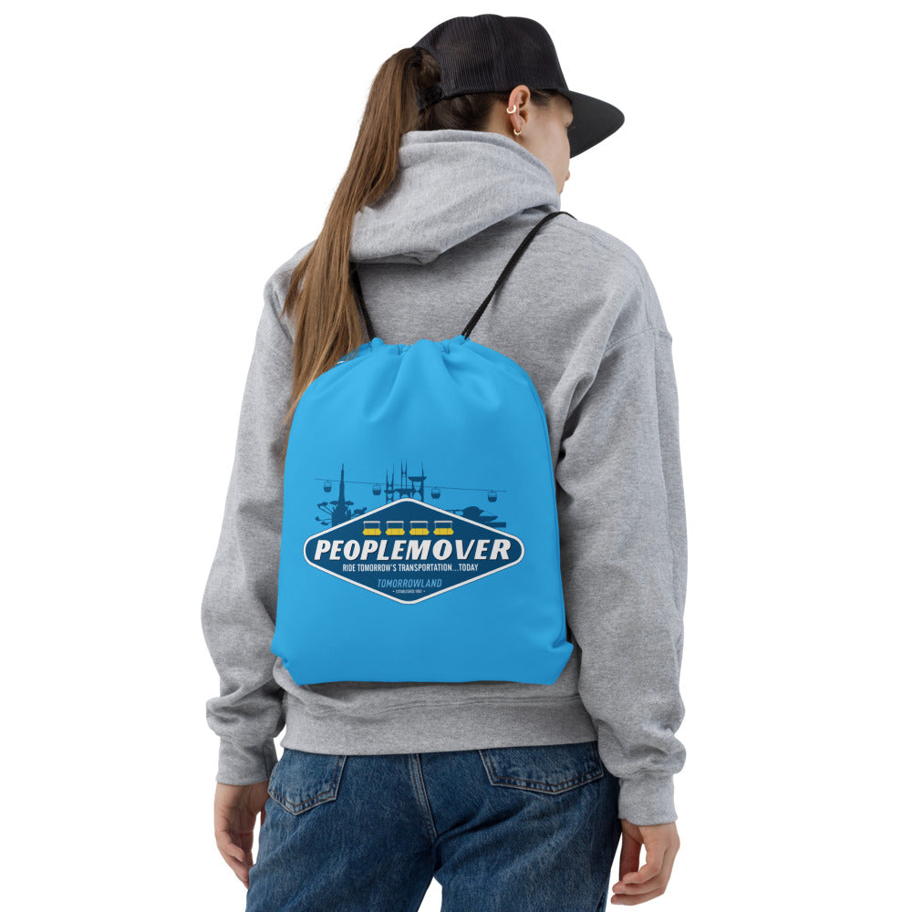 PEOPLEMOVER title Drawstring Bag