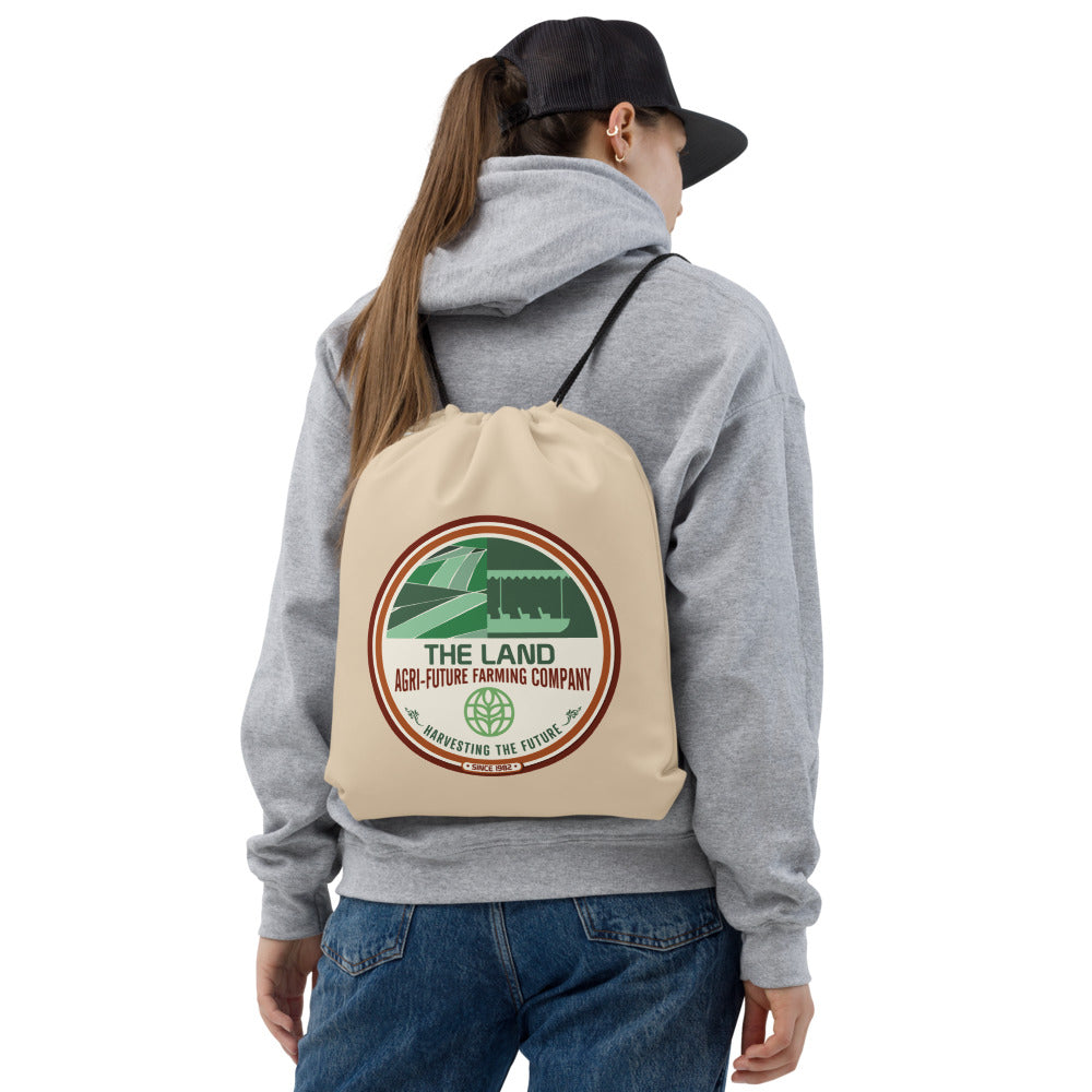 THE LAND agri-future Drawstring Bag
