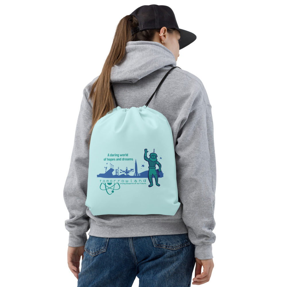 TOMORROWLAND astronaut Drawstring Bag
