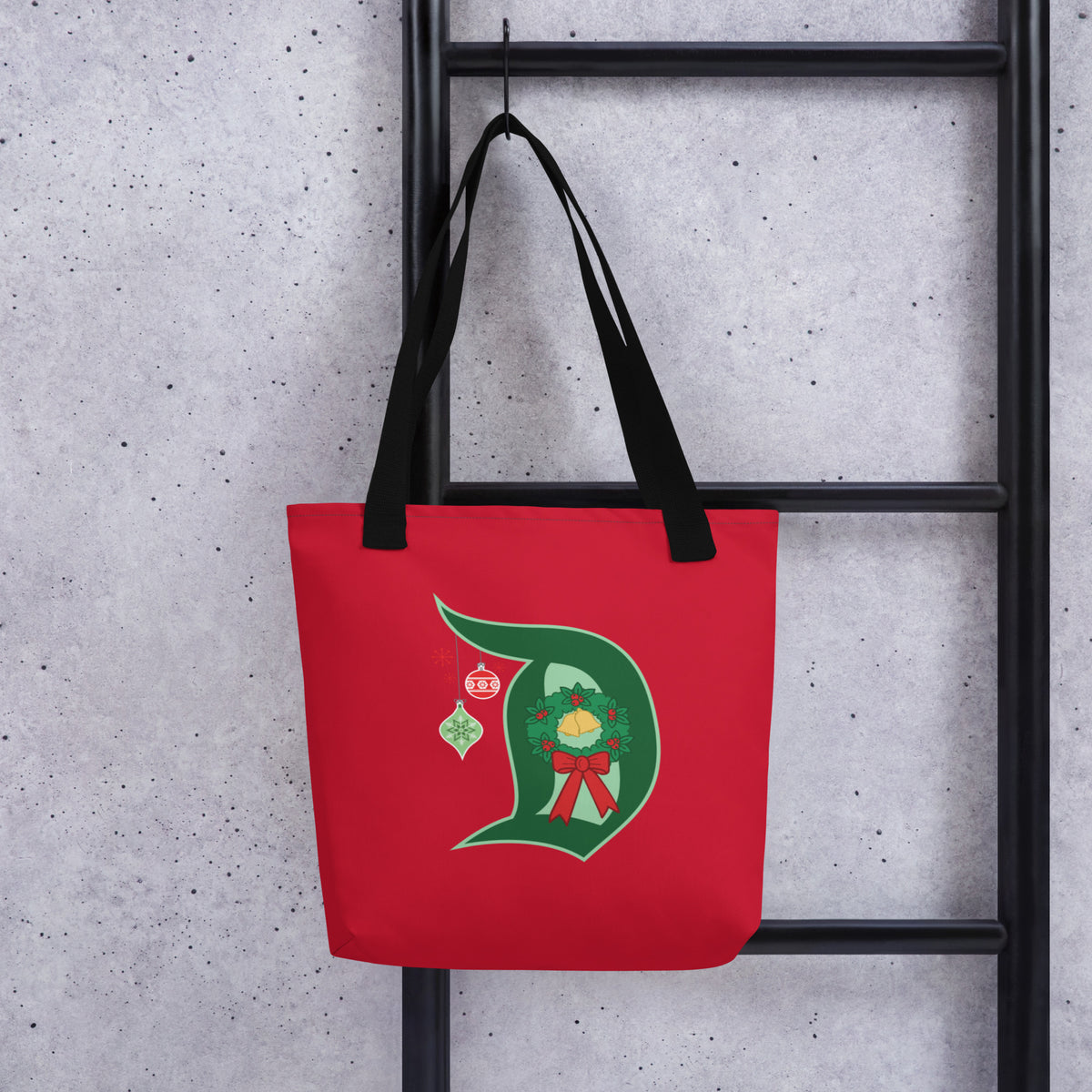 DL HOLIDAY TIME reindeer Tote Bag