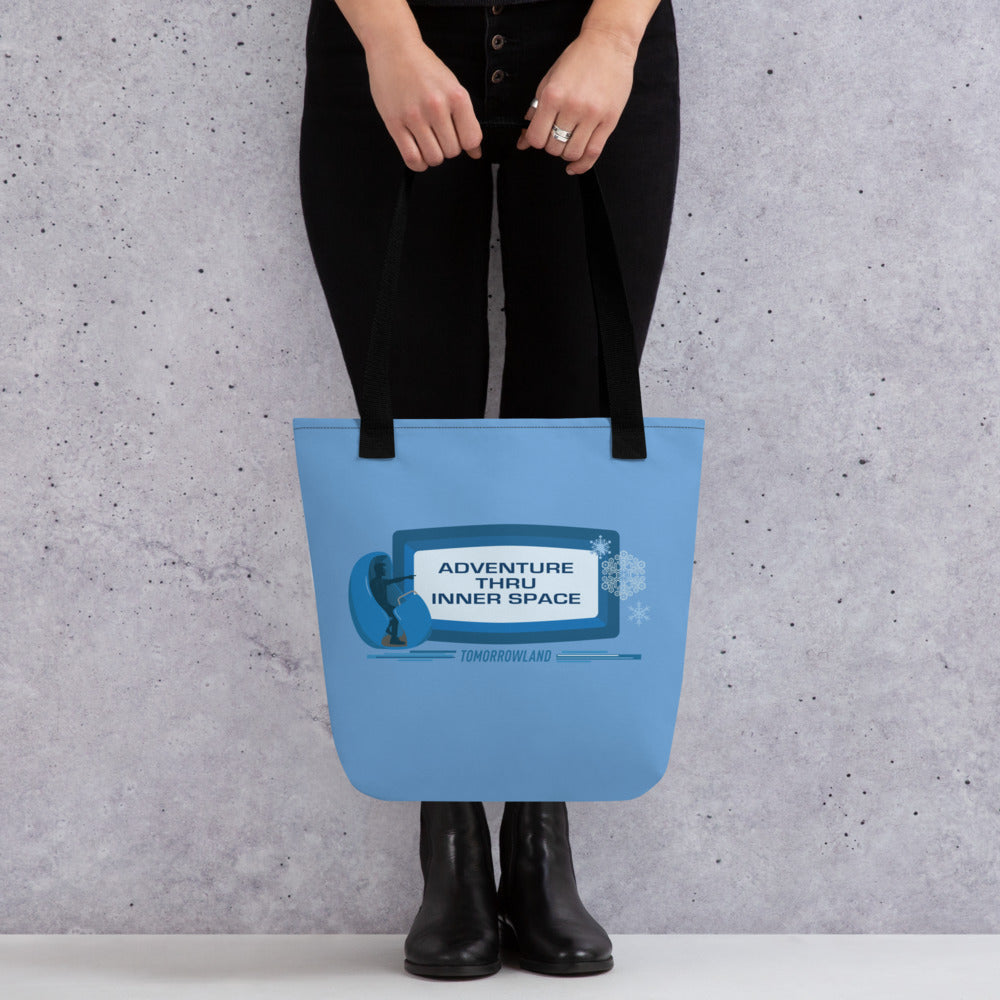 ADVENTURE THRU INNER SPACE sign Tote Bag