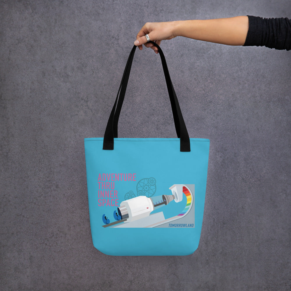 ADVENTURE THRU INNER SPACE microscope Tote Bag