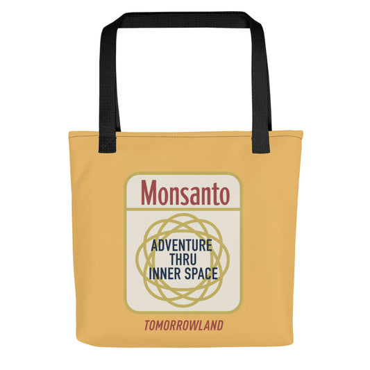 ADVENTURE THRU INNER SPACE monsanto Tote Bag