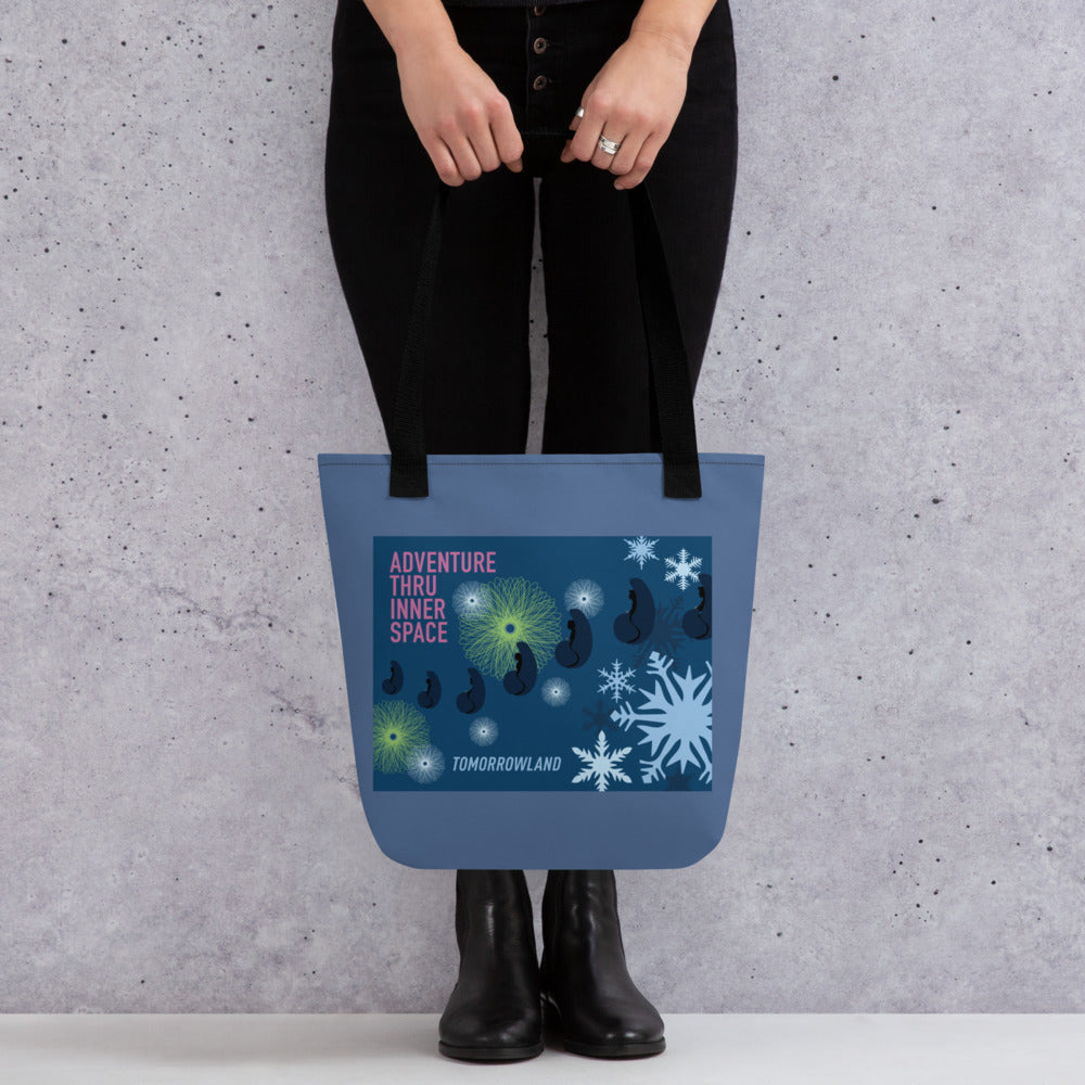 ADVENTURE THRU INNER SPACE poster Tote Bag
