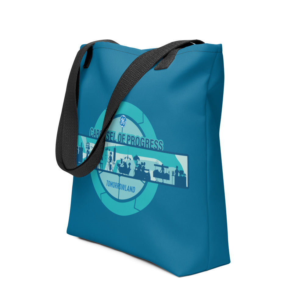 CAROUSEL OF PROGRESS scene Tote Bag