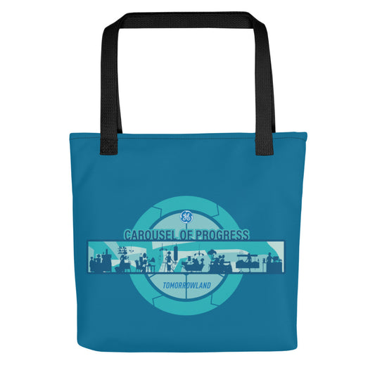 CAROUSEL OF PROGRESS scene Tote Bag