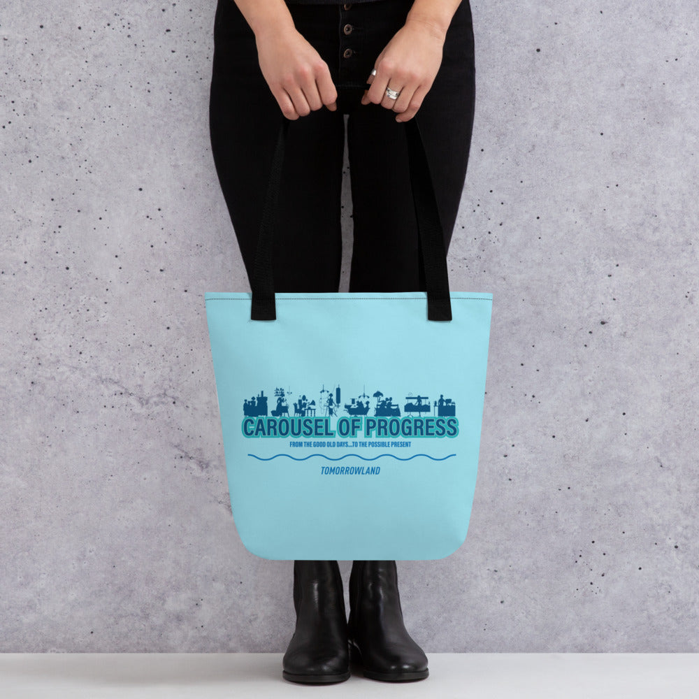 CAROUSEL OF PROGRESS silhouettes Tote Bag