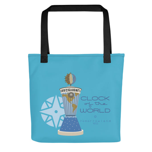CLOCK OF THE WORLD tower Tote Bag