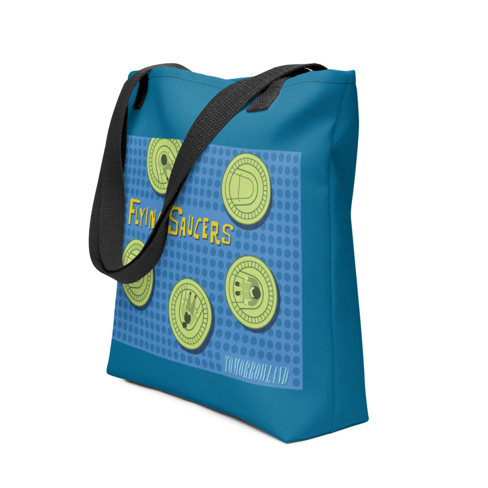 FLYING SAUCERS grid Tote Bag