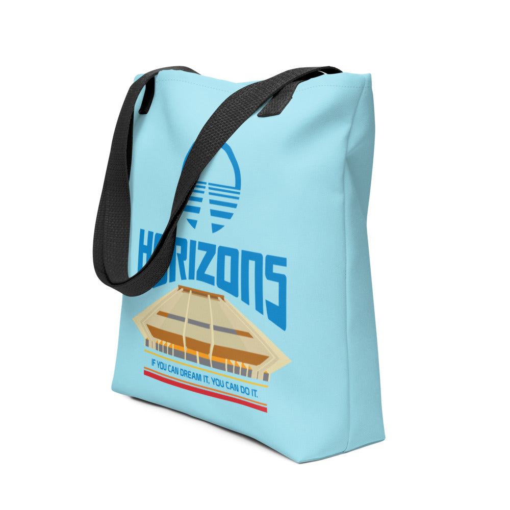 HORIZONS title Tote Bag